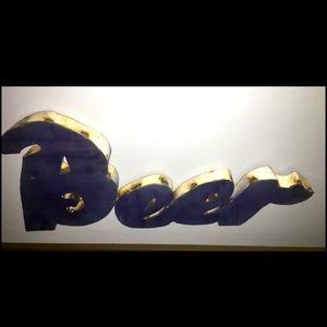 BEER rustic metal wall decor/ bar decor- custom made